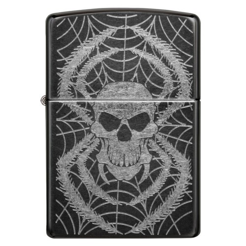Zippo briquet skull - skull, spider