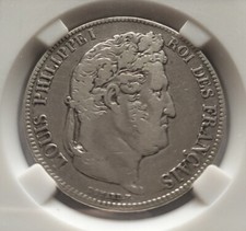 Monnaie, France, Louis-Philippe, 5 Francs, 1841 BB, Strasbourg, TTB Arg