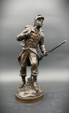 Buste militaire en bronze