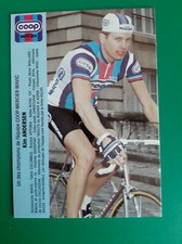 Cyclisme carte cycliste kim - carte,