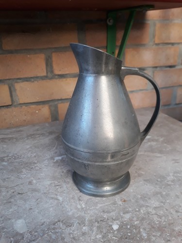 Pichet broc etain ancien - broc,