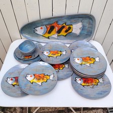 Service poisson, faïence