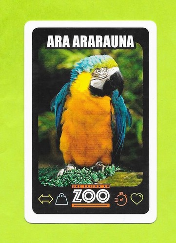 Carte une saison zoo - carte,