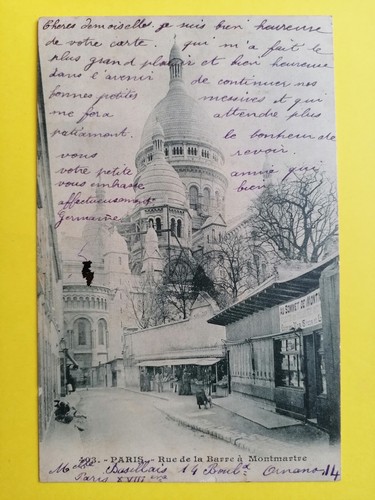 Cpa paris montmartre rue - cpa,
