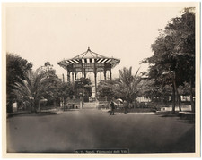 Italia, Napoli, Filarmonica della Villa Vintage print, Italie Tirage albuminé 