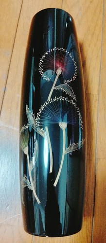 Vase japonais wajima - japonais, laqué