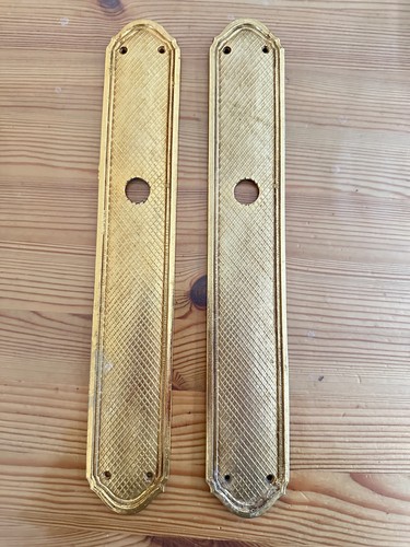 Ancienne paire plaques de - de,