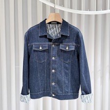 Dior Veste en jean oblique 52