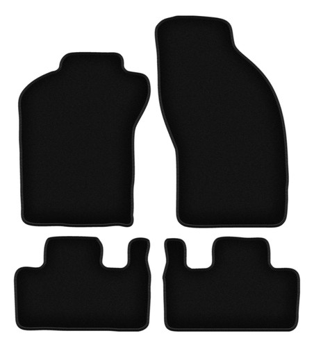 Tapis sol velours noir - sol, en
