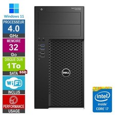 Dell Precision T3620 i7-6700 4GHz 32Go/1To SSD Wifi W11