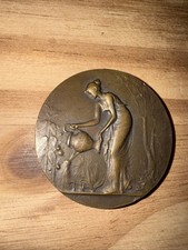 MEDAILLE ANCIENNE EN BRONZE -