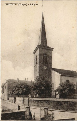 Cpa xertigny église - cpa, l'Église