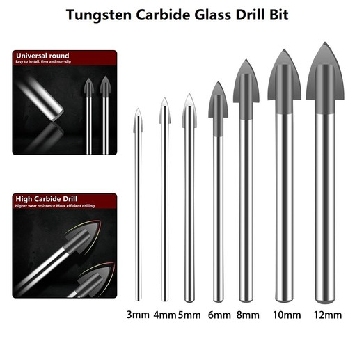 12mm verre drill - verre, bit