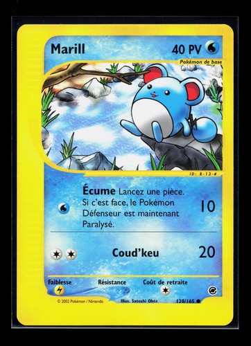 Carte pokémon marill 120 165 - pokémon, 120/165