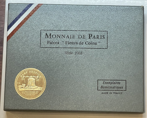 Coffret fdc 1968 monnaie - fdc,