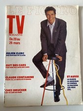 TV Magazine du 14/03/1987; Julien Clerc/ Guy des cars/ Chez Drucker/ Contamine