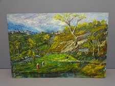 -TABLEAU Signé OSNOPHLA ( ALFONSE PEREZ 1905/1986 ) ECOLE SETOISE SETE 22/5/73 D