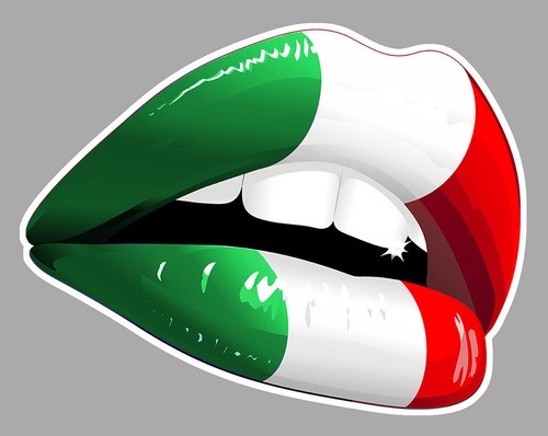 Sticker bouche pulpeuse - bouche,