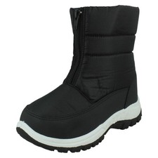 Bottes De Neige Pour Enfants Garçons/Filles À Fermeture Éclair *X4R010*