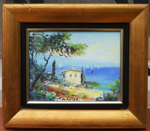 Petit tableau signé - petit, tournier