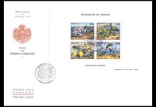 FDC GF JF - Bloc Les 4 Saisons du Citronnier, oblit PJ 17/10/90