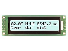 Écran NHD-0220DZ-FSW-FBW 