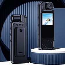 Cam��ra d'action 1080P avec objectif flexible et microphone int��gr�� pour usage