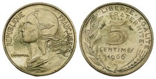 France 5 Centimes 1966 Essai -
