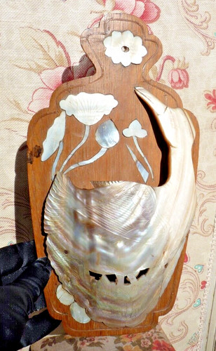Ancien porte brosse - brosse, ou