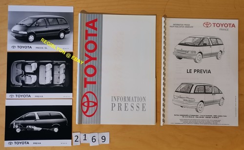 Toyota previa dossier - toyota, presse