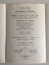 catalogue de vente objets