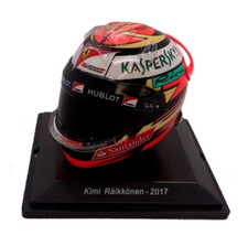 Casque F1 Kimi Raikkonen Ferrari 2017 Rare Scale 1:5 Formula 1 + Magazine