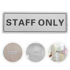  Panneau de porte d’entrée uniquement pour le personnel du magasin public