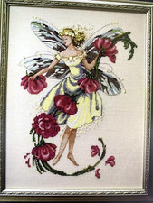 November Topaz Fairie de Mirabilia Grille point de croix de Nora Corbett MD96