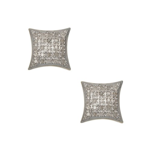 Boucles oreilles diamant - boucles, en