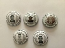Capsules de Champagne:Lot de 5 Capsules Fevrier J-M.Gye sur seine.