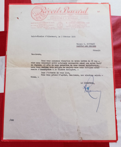 Ancien documents reveils - documents, de