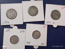 Lot Monnaies Argent de 1 F  Semeuse Et Cérès Sous Le Prix De L'argent +57€