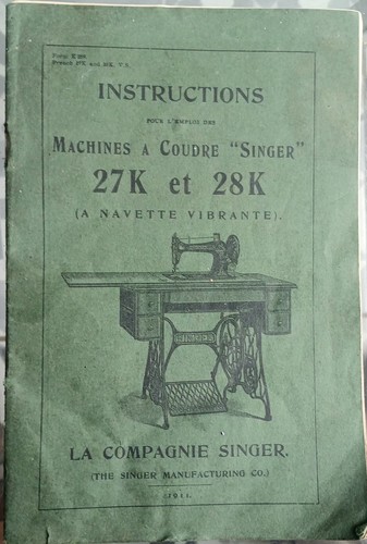 Machine coudre singer 27k - coudre,