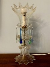 Ancienne lampe en verre de