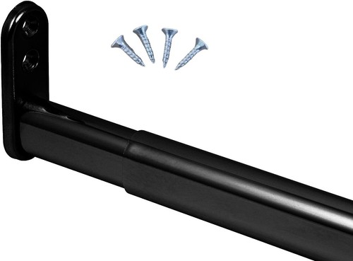 Rail armoire noir barre - rail,