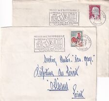 France  Flamme  Le Mans  variété  " La Mancelle 1873 et 1878 " circuit des 24 H