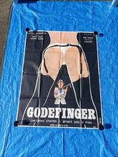 Grande affiche film adultes GODEFINGER charme vintage 1972 MICHEL LEEB DORA DOLL