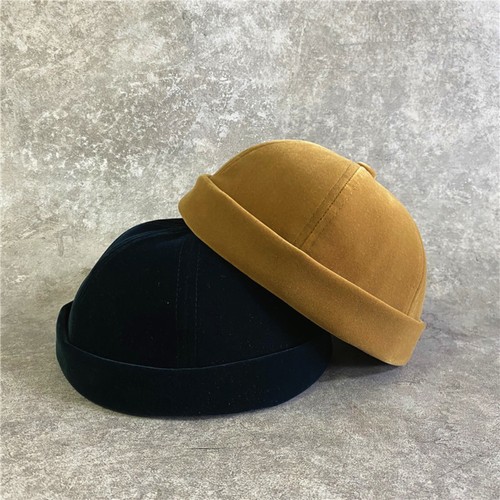 Casquette beanie velours - en,