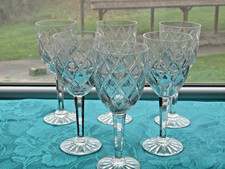 6 verres a vin rouge en