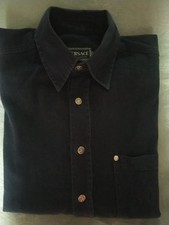 Versace Jeans Couture Chemise en Cotton  Bleu Marine taille M
