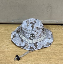 GENUINE USMC US MARINE CORPS BOONIE HAT COVER MARPAT DESERT SUPER EX !!!! MEDIUM
