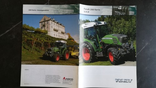 Prospectus brochure tracteur