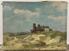 Ancienne huile paysage