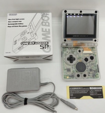 Gameboy Advance SP AGS-001 couleur claire New Reshell Custom shell & New Battery